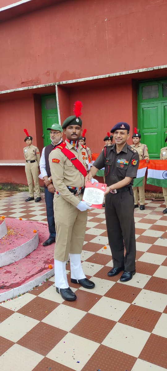 1_O_CTC_NCC's tweet photo. NCC Certificate distribution to Cadets https://t.co/oVTPJsqVFN