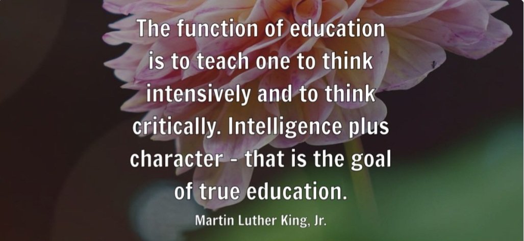 BIT_InstituteUg's tweet photo. "The function of Education is to teach one to think intensively and to think critically. Intelligence plus character-that is the goal of true Education."
-Martin Luther King, Jr.
#MondayMotivation #Study_at_BIT #study #Study_Online https://t.co/cbqj17dmLr