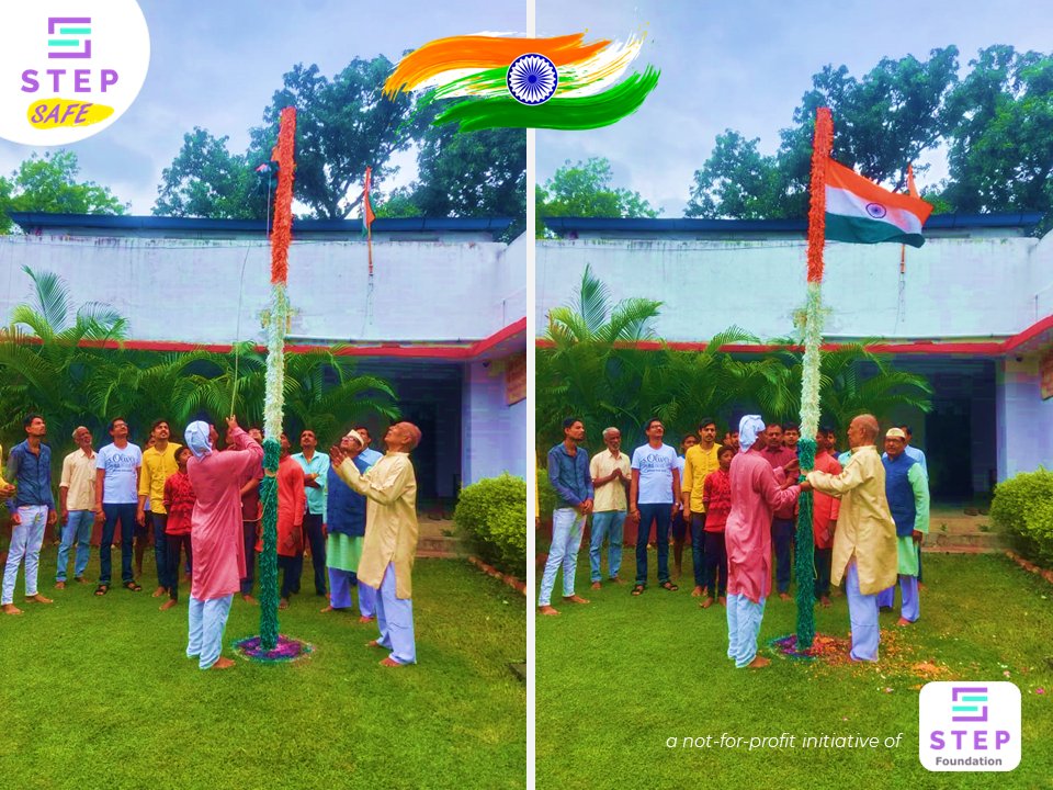 STEP_Local's tweet photo. #STEPSAFEMembers are celebrating Independence Day. The tribute will always be less for our freedom fighters but the salute to all will never be less.
Saluting the entire nation, #HappyIndependenceDay 

#IndependenceDay #AmritMahotsav #azadikaamritmahotsav #harghartiranga #Tiranga https://t.co/viCsrz9aRC