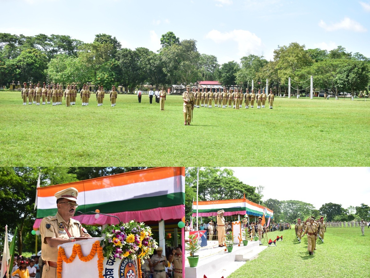 RubulDr's tweet photo. 76th Independence day celebrated at 3rd Assam Police Task Force battalion in befitting manner.#AzadiKaAmritMahotsav
#HarGharTiranga
#HarGharTirangaAssam
@PMOIndia
@HMOIndia
@MinOfCultureGoI
@CMOfficeAssam
@himantabiswa
@DGPAssamPolice
@assampolice @gpsinghips @AgarwalIps https://t.co/SUi0uT3R4s