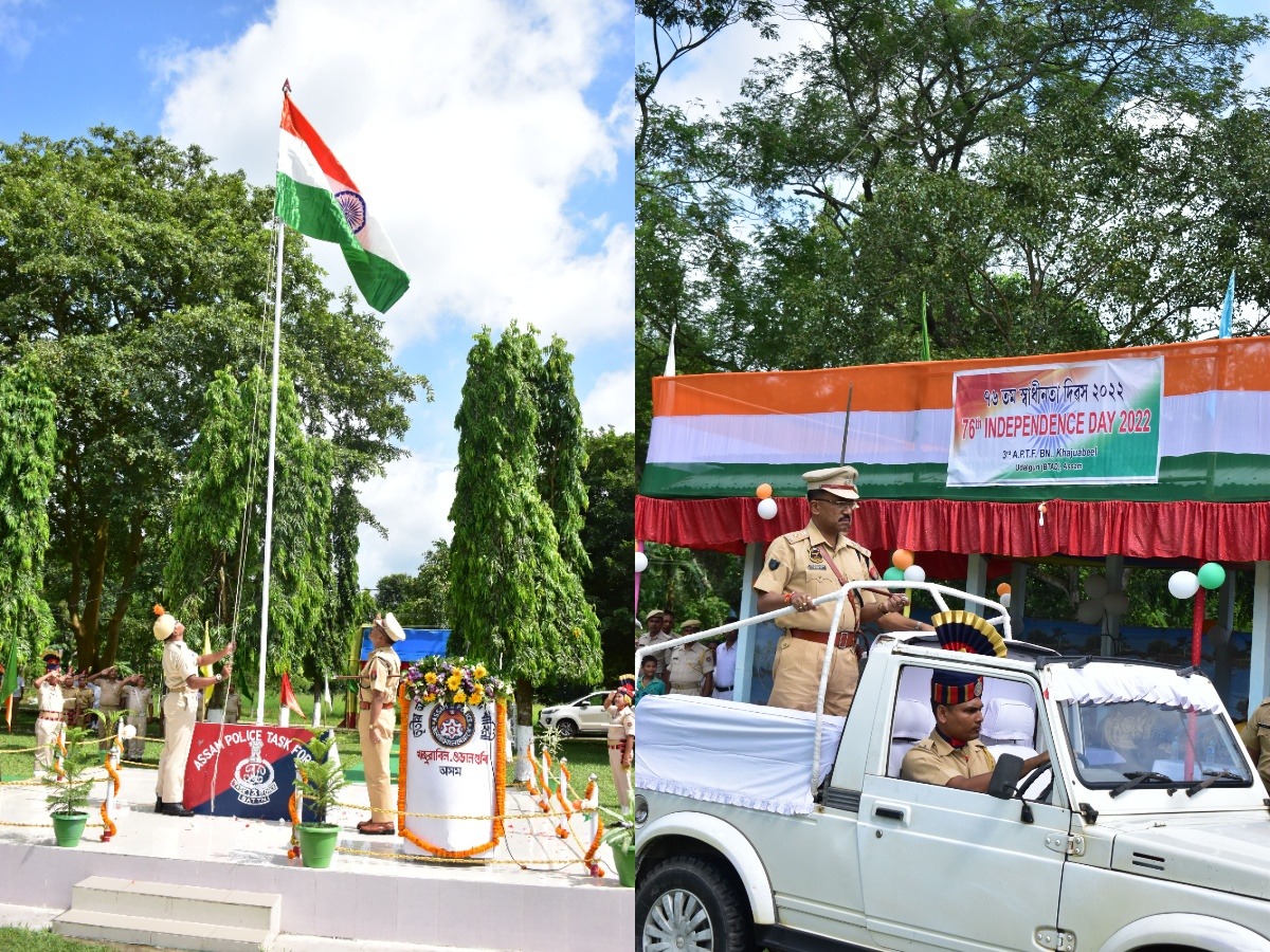 RubulDr's tweet photo. 76th Independence day celebrated at 3rd Assam Police Task Force battalion in befitting manner.#AzadiKaAmritMahotsav
#HarGharTiranga
#HarGharTirangaAssam
@PMOIndia
@HMOIndia
@MinOfCultureGoI
@CMOfficeAssam
@himantabiswa
@DGPAssamPolice
@assampolice @gpsinghips @AgarwalIps https://t.co/SUi0uT3R4s