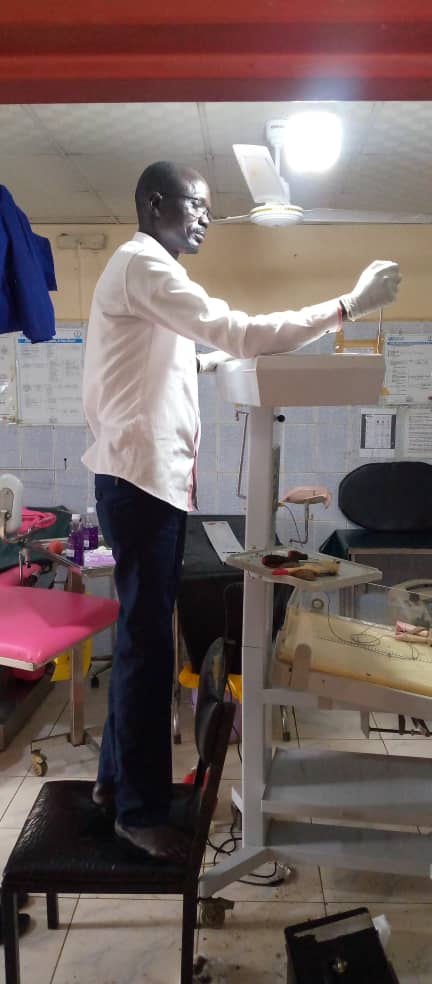 SincoMedical's tweet photo. Our head of service and application specialized performing routine equipment service in Lake State South Sudan.  #hPFSouthSudan https://t.co/TVE0VPcK9d