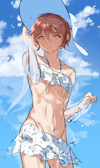 うちの子のラフ描くの楽しすぎ 一生遊んでられる 