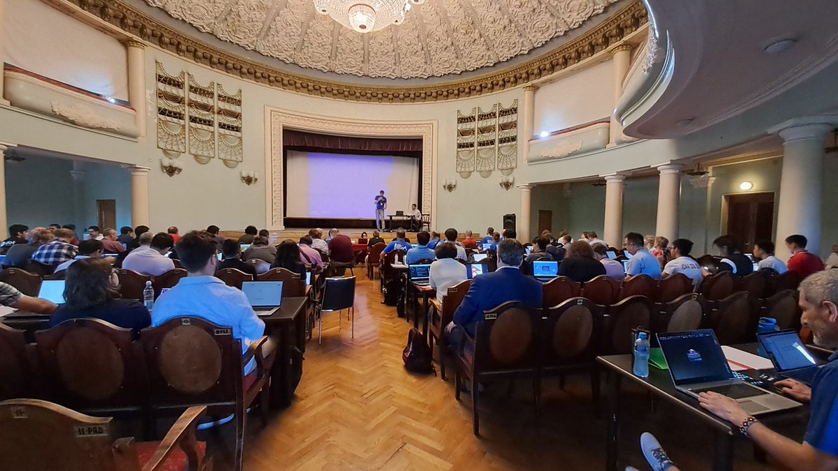NASONepal's tweet photo. #Update

The first International Board Meeting (IBM#1) started to discuss the theoretical competition of the 15th International Olympiad on Astronomy and Astrophysics here in Kutaisi, Georgia. #NASONepal #IOAA2022 #NAO2022 https://t.co/FMUsxCjQu9