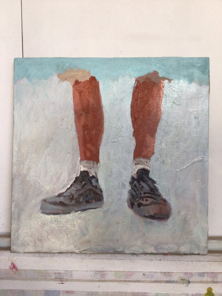 On_Cress's tweet photo. #feet #painting #artwork #shoes #geox #artcollector #artgallery https://t.co/lzNvAXx4zK