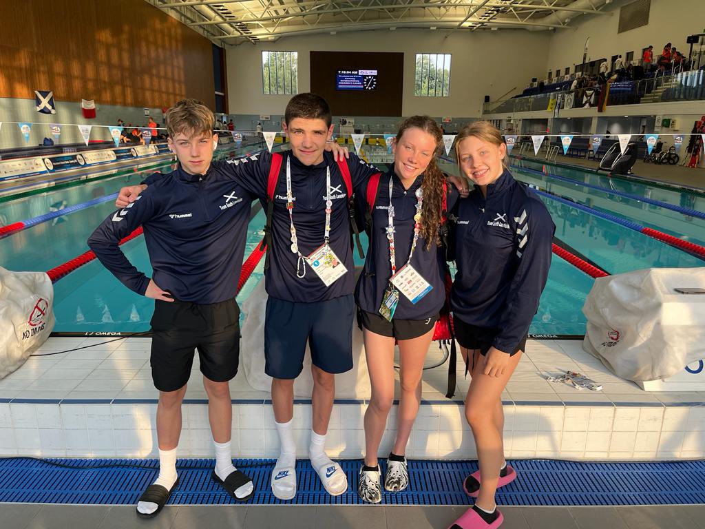 HamiltonBaths's tweet photo. Day 3 and final day of swims for our team . Finals for Rebecca and Emma last night - well done girls! Let’s smash it on the last day! #ICGCoventry2022 #ekswimteam #HamiltonBaths https://t.co/jSy8JDZ92q