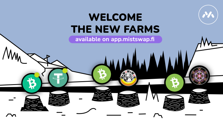 Farm reweighting complete! bcBCH/bcUSDT, BCH/BANANA, and BCH/NARATH  farms are now enabled on MistSwap. Start farming these pairs here: 

app.mistswap.fi/farm?filter=all