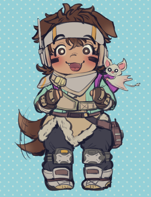 「子犬ヴァンちゃん#ApexLegendsFanart 」|鷹崎@社長 人生営業中のイラスト