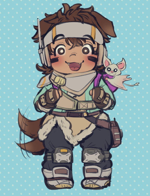 子犬ヴァンちゃん#ApexLegendsFanart 