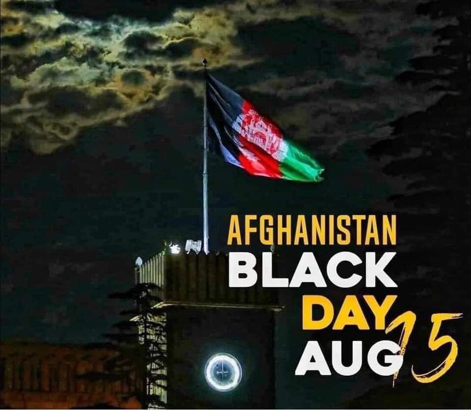 15th August 2021, the sad day of the Occupation of Afghanistan by Taliban Terrorists, we offer our condolences to the Oppressed people of Afghanistan! 

#FreeAfghanistan 
#SanctionPakistan