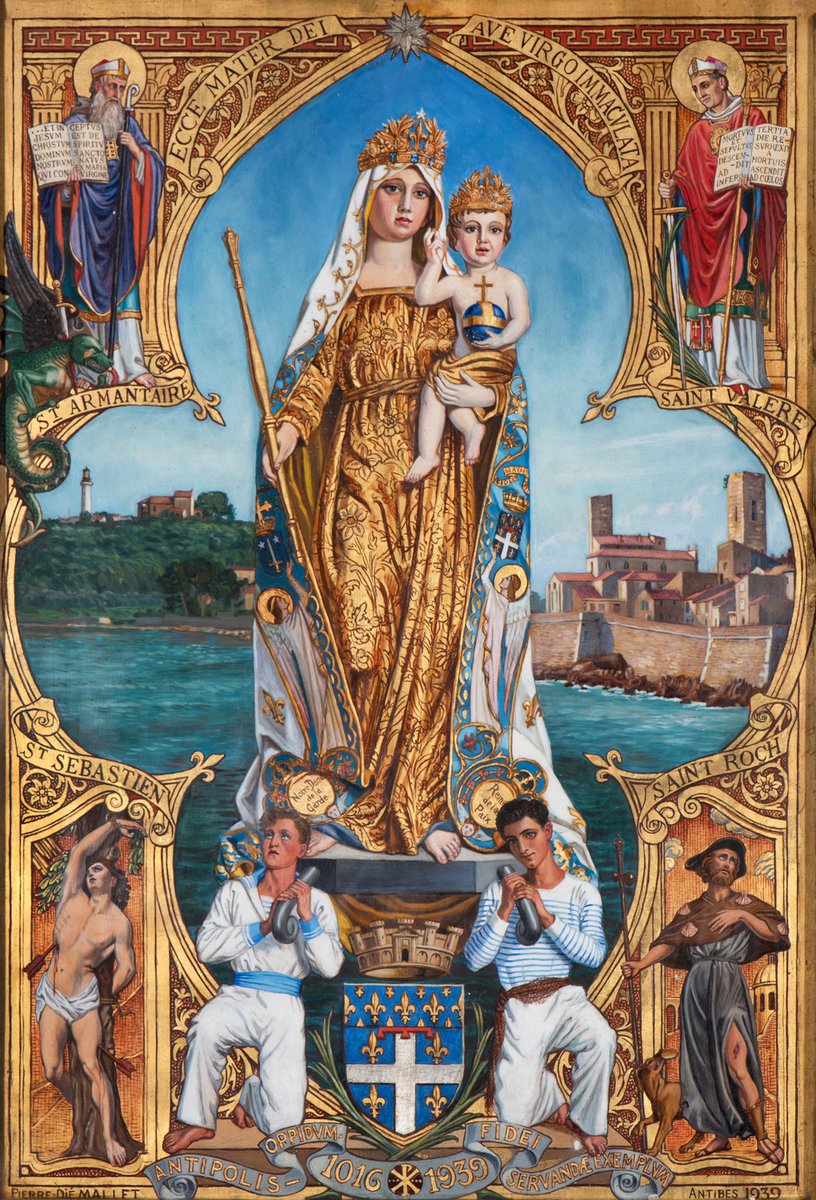 Belle fête de l’#Assomption avec #Marie #ReinedelaPaix @antibes_jlp La célébration de cette fête Instaurée par Louis XIII en 1638  en remerciement de son vœu exaucé et renforcé par Pie XI qui proclame #Marie ND de l’#Assomption comme sainte patronne de la France 🇫🇷