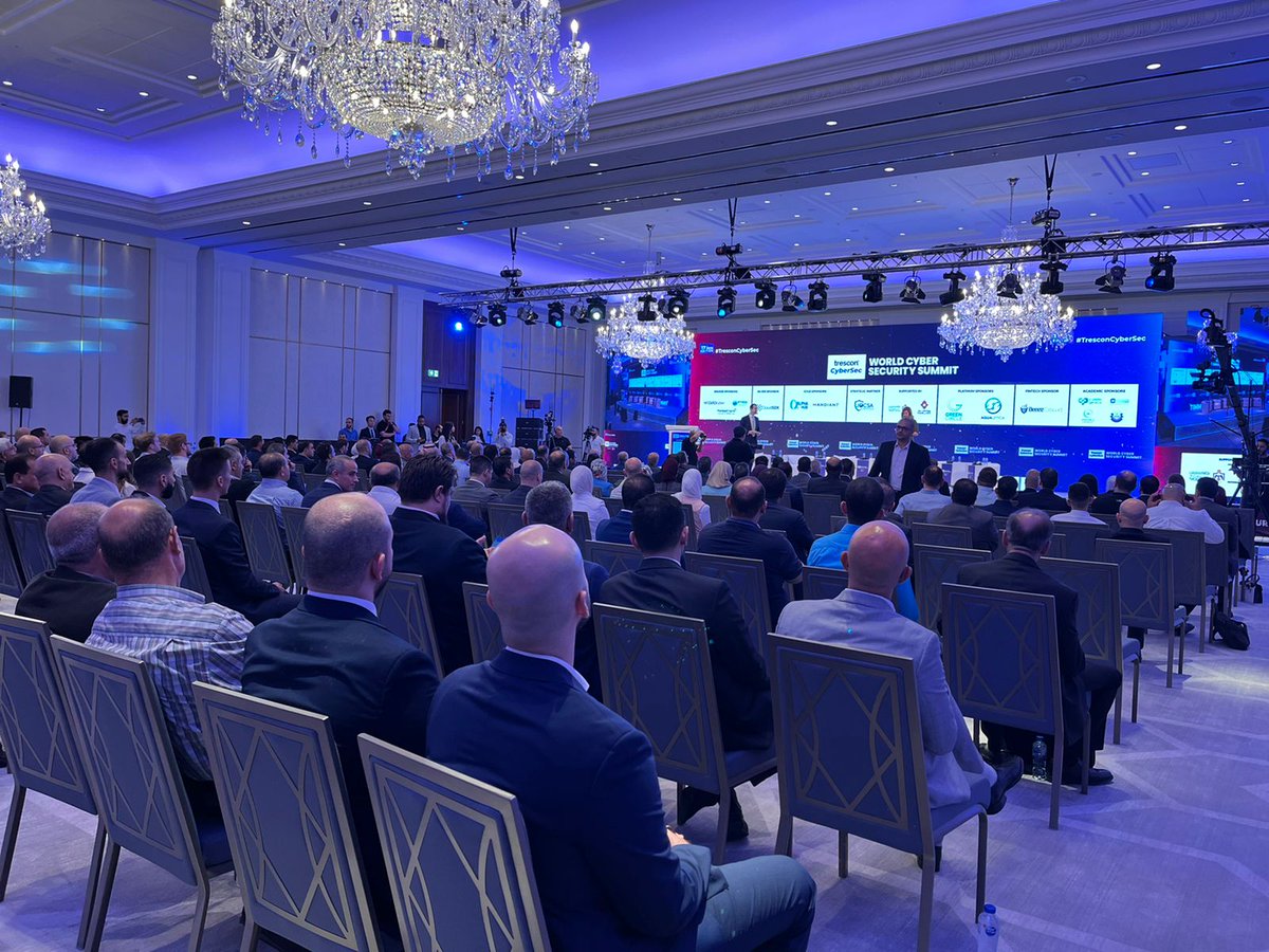 TresconMENA's tweet photo. ANNOUNCEMENT ❗
#WCSSJordan has just begun...We have an amazing lineup of speakers panels, tech talks & workshops planned for the day!
Where: The Ritz-Carlton, Amman, Jordan
Check out the event agenda: https://t.co/V9LE2qUGiV
#Trescon #TresconCyberSec #cybersecurity #jordan https://t.co/s9LZ48MBPG