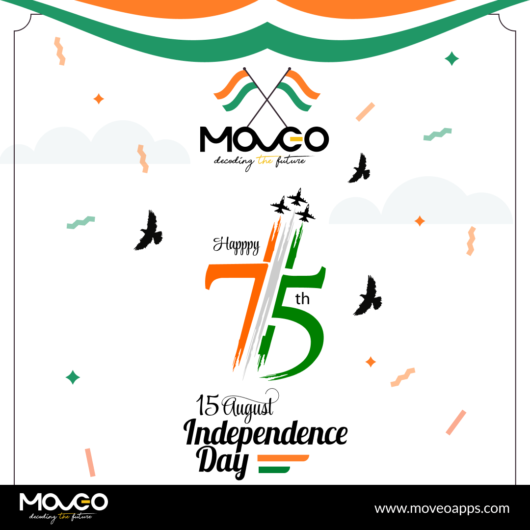 MoveoApps's tweet photo. 75 years of not giving up and not backing out!
Happy Independence Day to all Indians. 

Brutal invasions, oppressive regimes, famine and pandemics - but India fights. In short, we’re invincible! 

#independenceday2022 #freedom #moveoapps #75yearsofindependence #harghartiranga https://t.co/ZiyRufu9zk