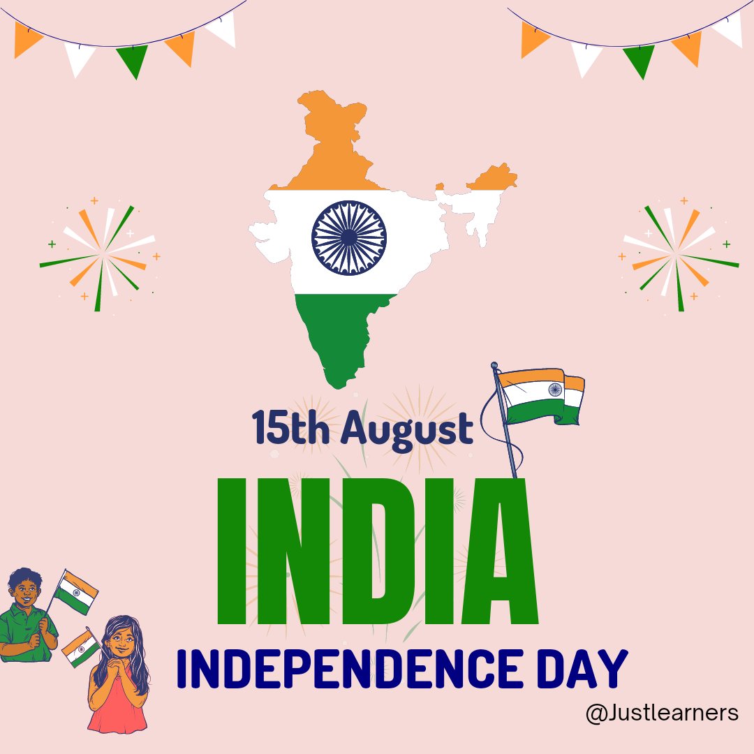 JustLearners's tweet photo. #HappyIndependenceDay 🇮🇳
Take a pledge to respect everyone and stop discrimination.

Always Respect our national flag.  #Tiranga 🇮🇳

#HarGharTiranga https://t.co/upCu6zcVEu