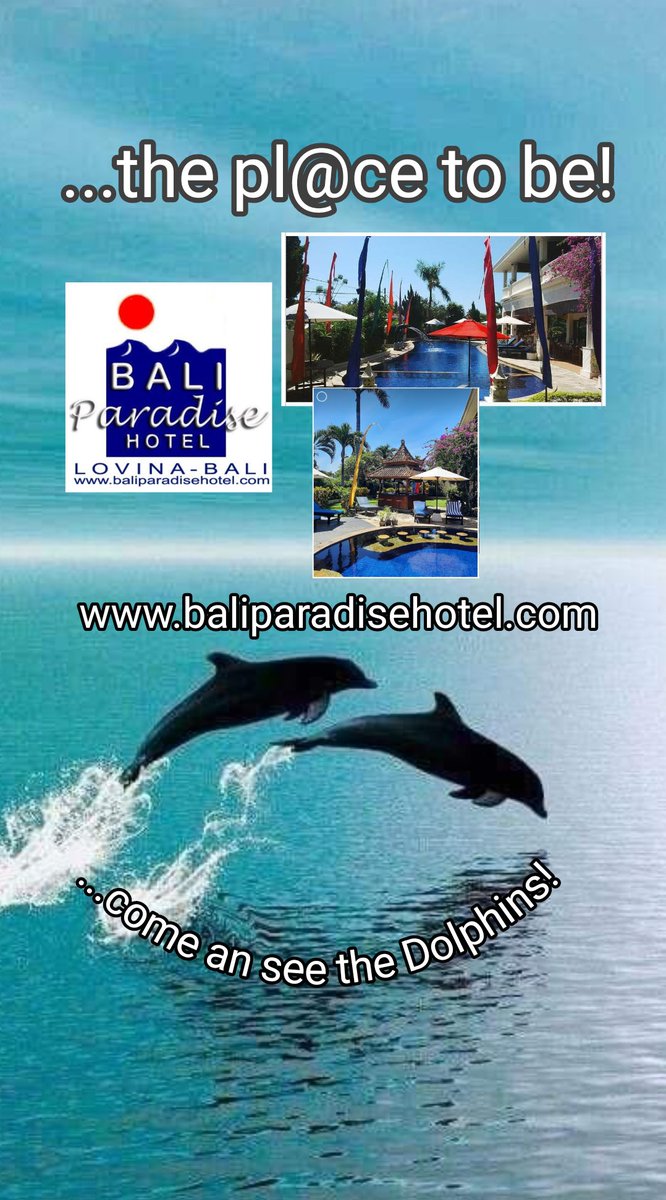 BPHLovina's tweet photo. Visit lovely Lovina in North Bali, its worth the trip, see the Dolphins, Waterfalls, Ricepaddies, great sunsets and lovely relaxing beaches! https://t.co/RF45SlsVUL https://t.co/J2DsV6wTF3