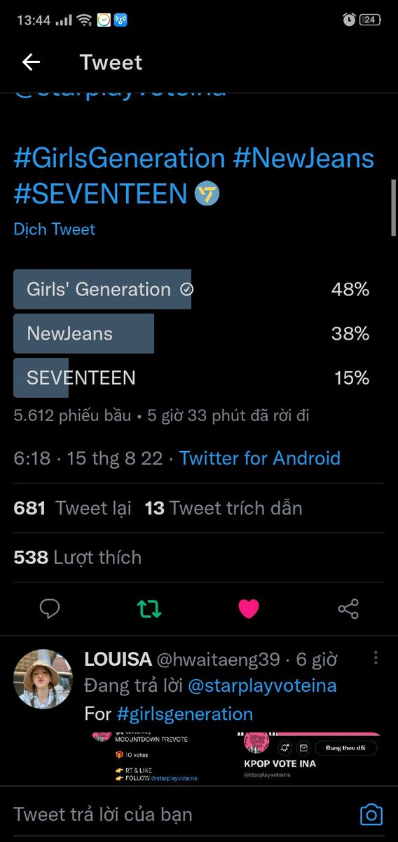 t_dzang's tweet photo. @starplayvoteina #SNSD https://t.co/18dooPGZiy