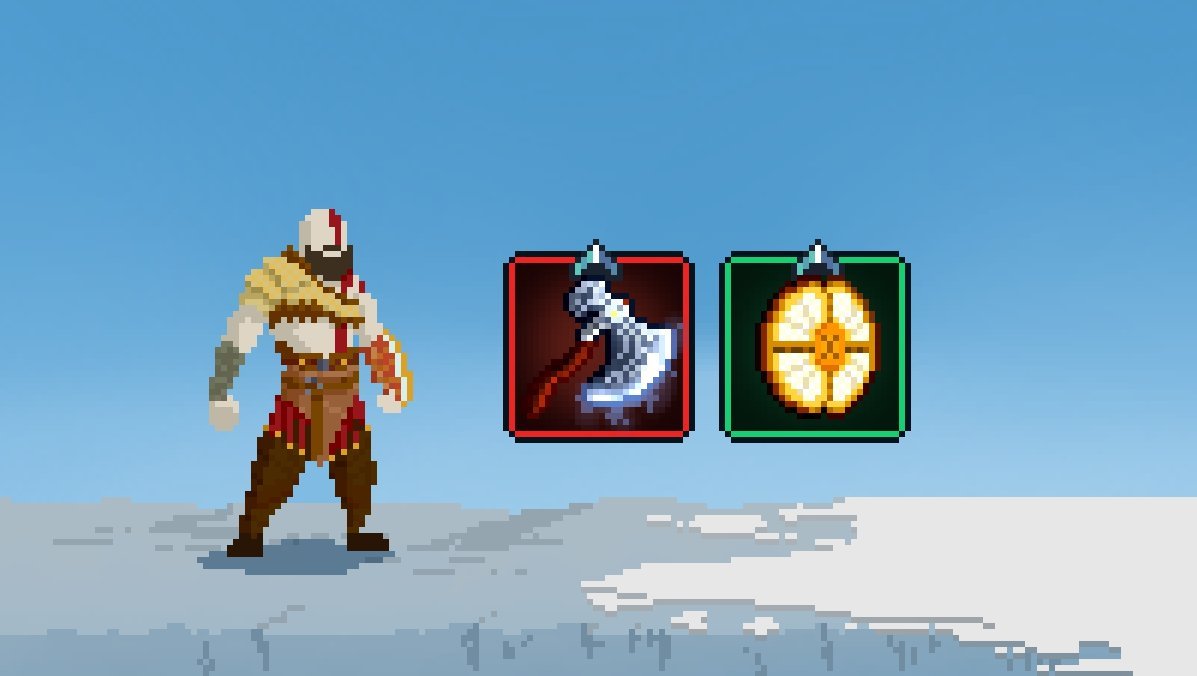 ArtGowSaga's tweet photo. God of War x Dead Cells - Pixel Art
Artist: @Pelko_P https://t.co/kZt09cZHLy
