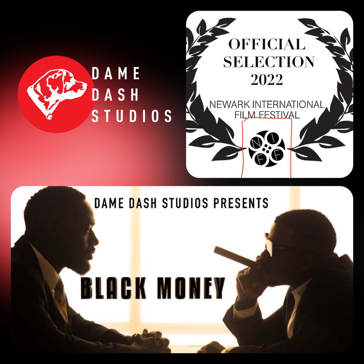 DeWannDaQue's tweet image. To God Be The Glory Too God Be The Grace 

It’s Official we hitting this good ol road the best independent film of the year I said that @DameDashStudios presents Black Money officially premiering in this years @NEWARKIFF 8Sep/6pm

#BlackMoneyTheMovie #ActStar 
…2 words CheckMate