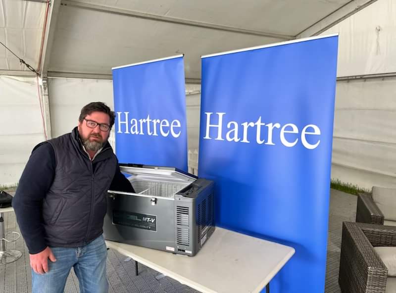 TPortsAus's tweet photo. Thanks to our grain trade partners for your continued support and to all the growers that called in for a chat during the EP Field days. Congrats to Blake Nield for winning the 60L Engle fridge from grain trader Hartree https://t.co/fdDqTvw3jn