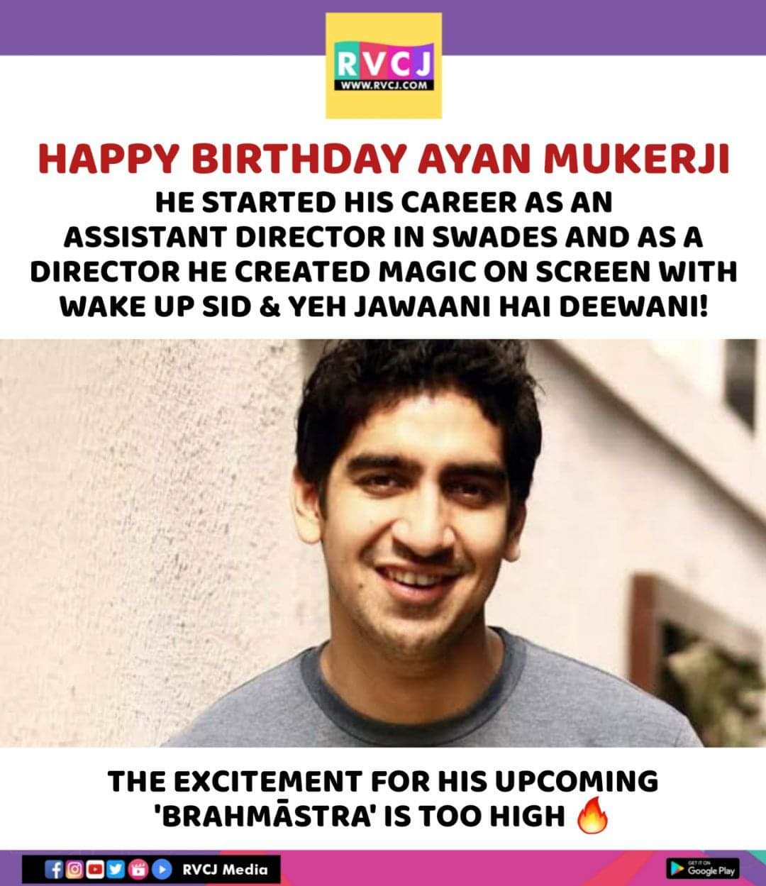 Happy Birthday Ayan Mukerji!      