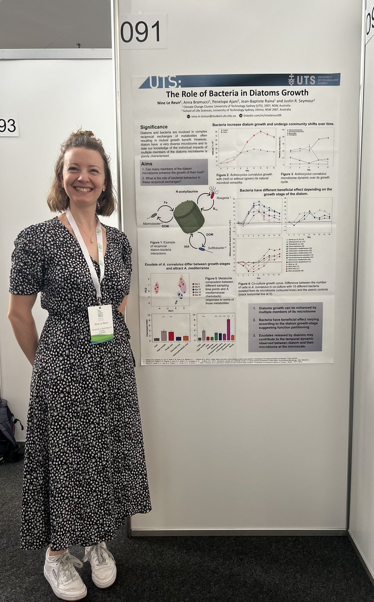 At  #ISME18 and interested in algae-bacteria interaction? Come and talk to Nine and I this afternoon at the poster session (PS 045 and PS 091)!  
<a href="/omglab_c3/">OMGlab</a> <a href="/uts_c3/">UTS C3</a>