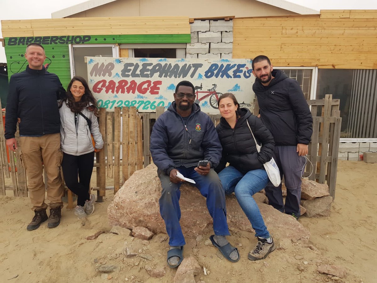 b4hmelbourne's tweet photo. Surprise! Over the next week one of our bicycle shop owners in Namibia will be taking over our socials 🇳🇦
Mr Elephant began selling and maintaining bikes in 2004. His current shop is in Swakopmund, courtesy of a container from B4H WA.
Keep an eye out for updates from Mr Elephant! https://t.co/QJUh2SVw64
