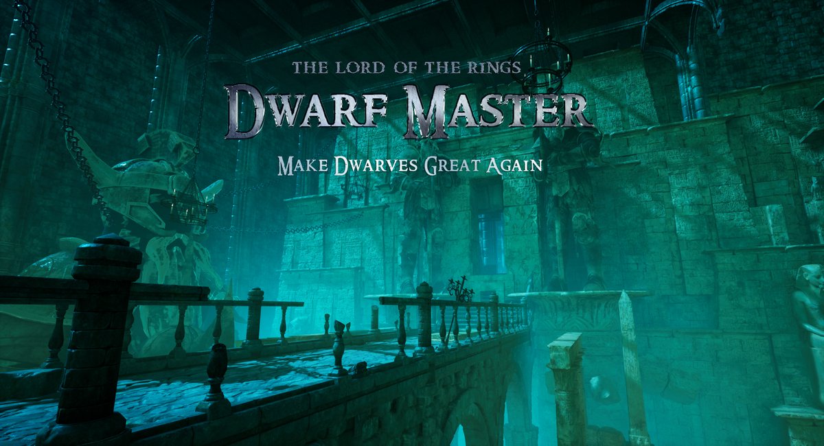 LOTRDwarfMaster's tweet photo. Hey mates! 
💪Let's MAKE THE DWARVES GREAT AGAIN! 💪
Remember the battle with Orcs ended with our victory at great cost? Orcs are still strong, making us unwilling back to Moria. In parallel space, dwarves choose to avenge themselves and our story begins! #LOTR #NFTs  @lotro https://t.co/TA4lWIfbRF