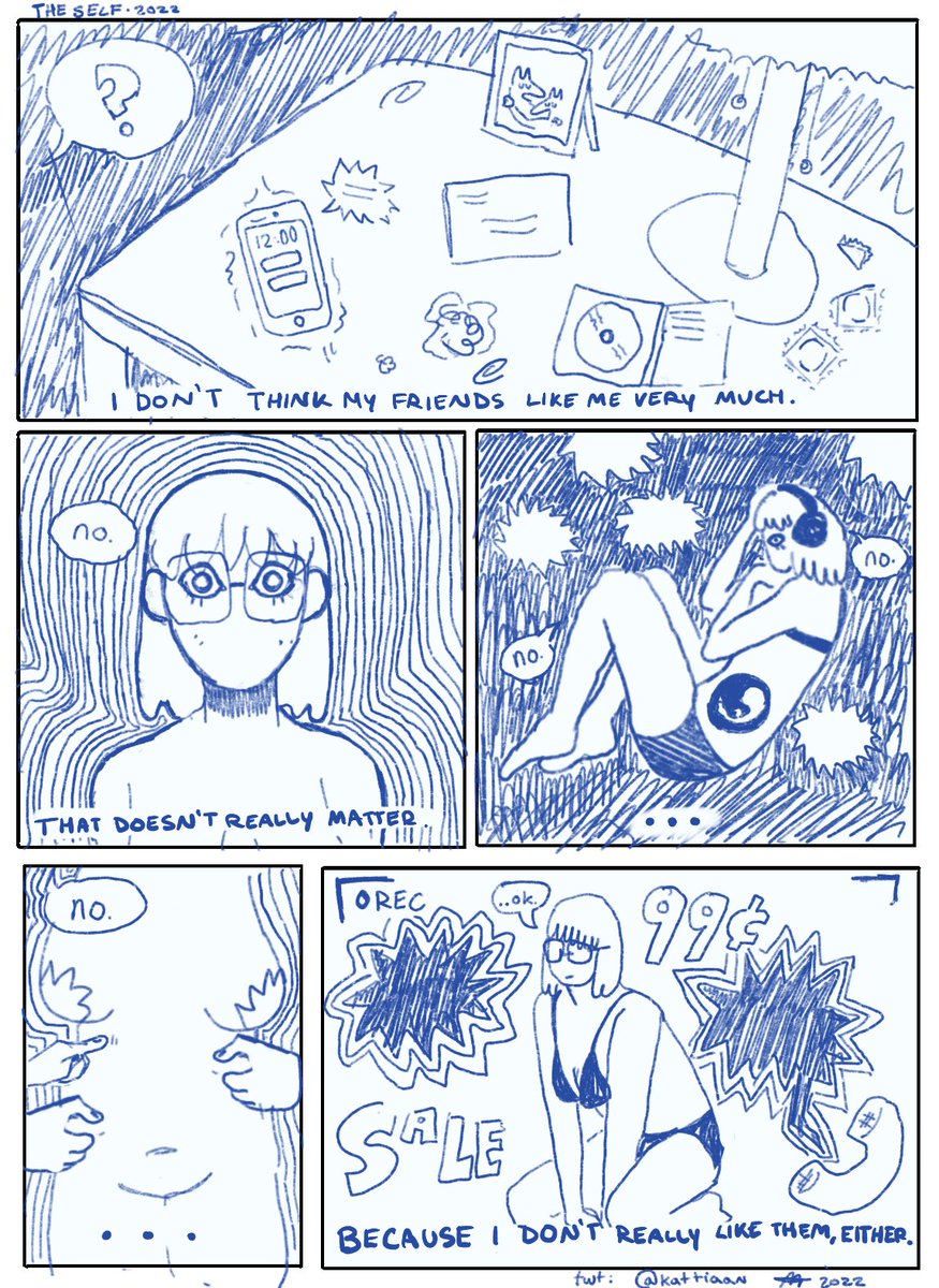 kattiaan's tweet photo. a comic about the self (kinda). — #comic #ArtistOnTwitter #commissionsopen #furry #creator https://t.co/i3VttnCvjZ