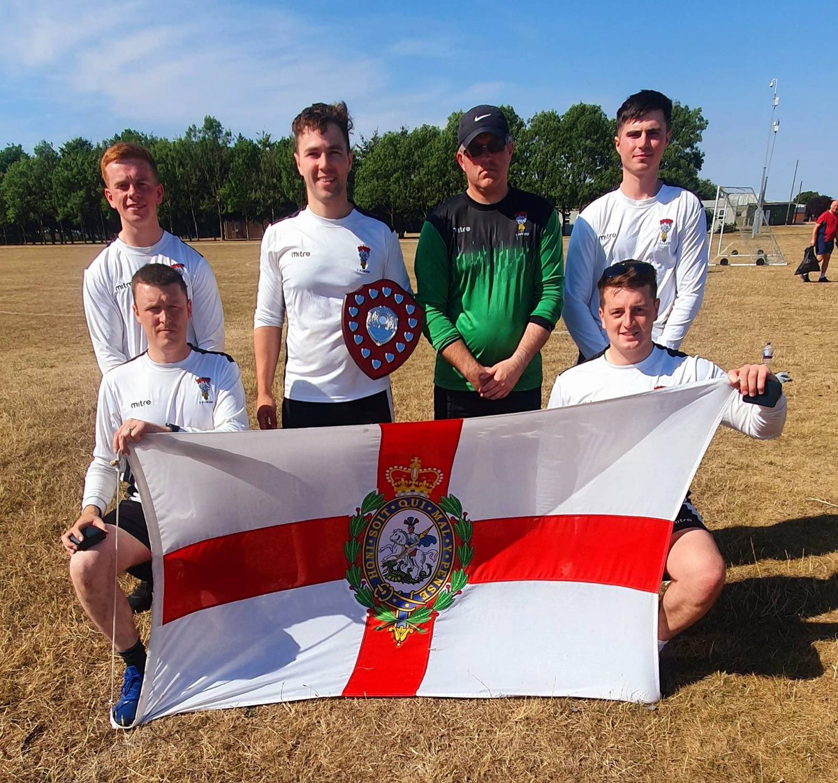 Army Reserve 6 a side Football Comp: Results report by Sgt Major “H” Hyman We beat 105 Royal Artillery in the Semi Final 2-1 and we beat Royal Yeomanry 4-0 in the final of the plate Cpl Clarke HQ scored 2 Cpl Archbold 1 & LCpl Young 1, Both Z Coy” Well done team!