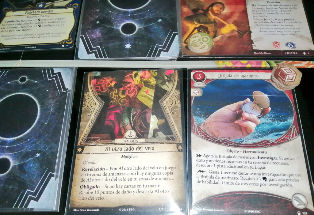 Jota47793253's tweet photo. Dando inicio a El legado de Dunwich con #DexterDrake, #WilliamYorick y #MandyThompson.
Inicio complicado con cierta carta de encuentros para el sepulturero y lluvia de debilidades. Por suerte, Mandy guardó bien sus chivilines y pudo gestionar bien su debilidad.
#ArkhamHorrorLCG https://t.co/Ju4hwW3hpV