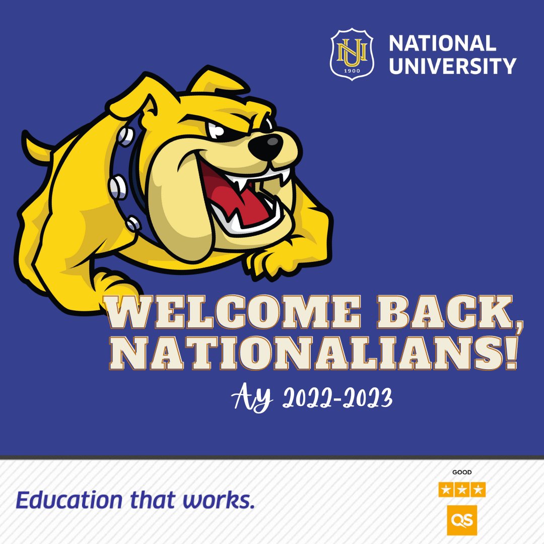 NationalUPhil's tweet photo. Academic year 2022-2023 officially starts today! 💛💙

#NU122 #EducationThatWorks https://t.co/HRTpOIY5yx