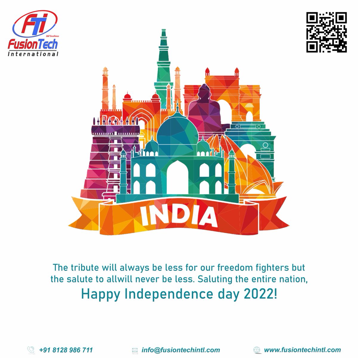 SalesFti's tweet image. #HappyIndependenceDay #75thYearOfIndependence 
#FusionTech #happyindependencedayindia #IndiaAt75 #IndianArmy #salutethenation #NationFirst