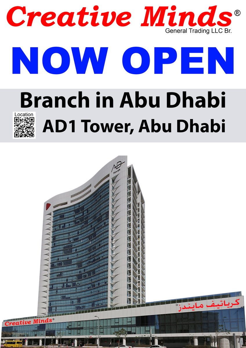 creativemindsae's tweet photo. Creative Minds Now Open New Branch in Abu Dhabi - https://t.co/fCmlmTYskd https://t.co/Xw7iDas4gP