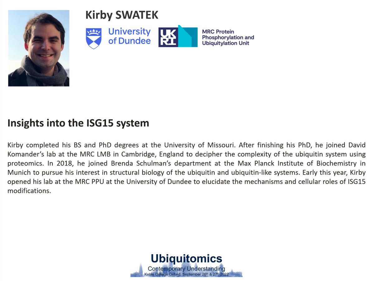 Oxford Ubiquitomics Symposium 2022 tweet media