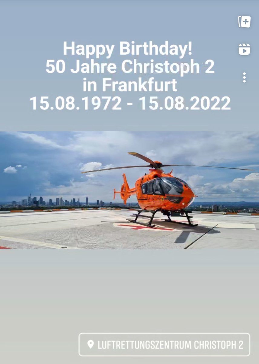 250779PS's tweet photo. #HappyBirthday #rth #christoph2 #Frankfurt #feuerwehrfrankfurt #HEMS #bgu #ec135 #Frankfurt #lzs #rth02 #lrz #luftrettung #NFS https://t.co/bDQDdkNQHU