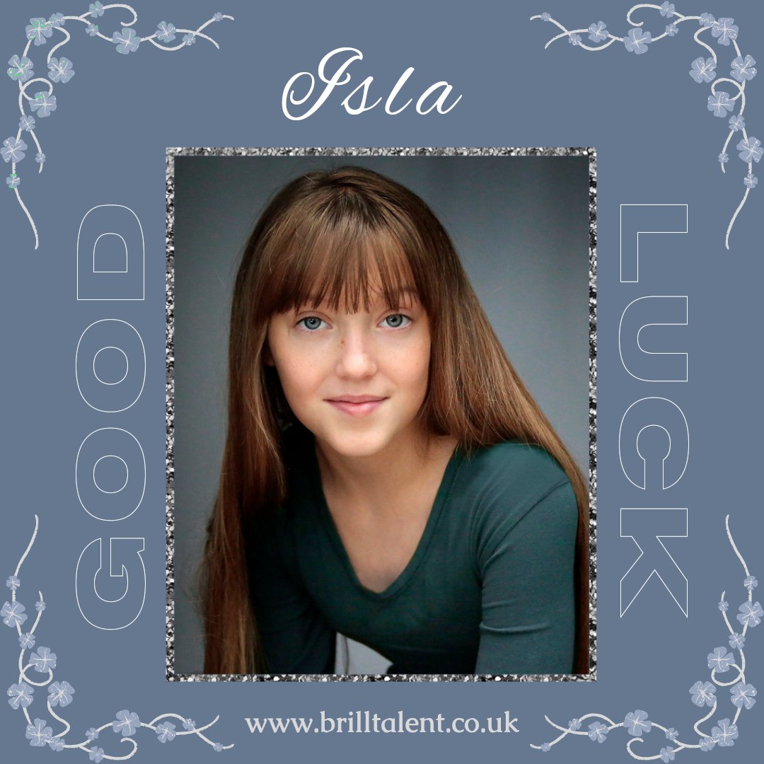 BrillTalent's tweet photo. Fingers crossed for ISLA who is auditioning in London today for a fab TV series. She was supposed to be attending @TringParkSchool for a Residential Dance Workshop but couldn't miss this opportunity! 🤞🏻🍀🤞🏻🍀
.
#actor #audition #casting #liveaudition #brilltalentagency https://t.co/Vqj2hck4Z8