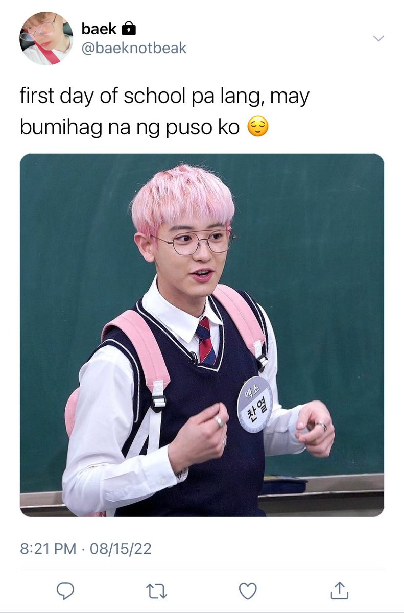 binibinini_nini's tweet photo. pers day, pers lab?

— a #chanbaek one tweet au kung saan first day of classes nina baekhyun at chanyeol https://t.co/EUxfWnK4qq
