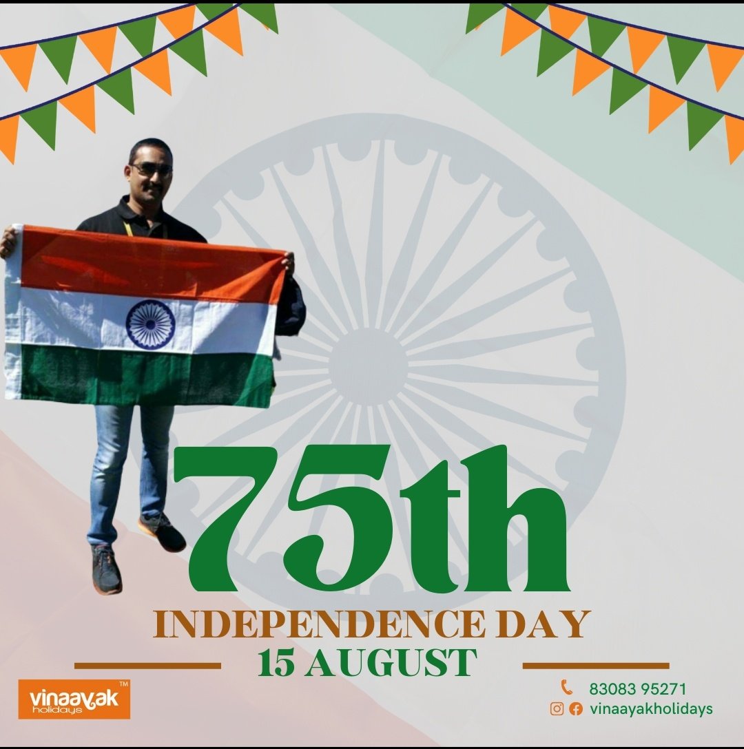 Happy Independence Day. Jai Hind 🇮🇳