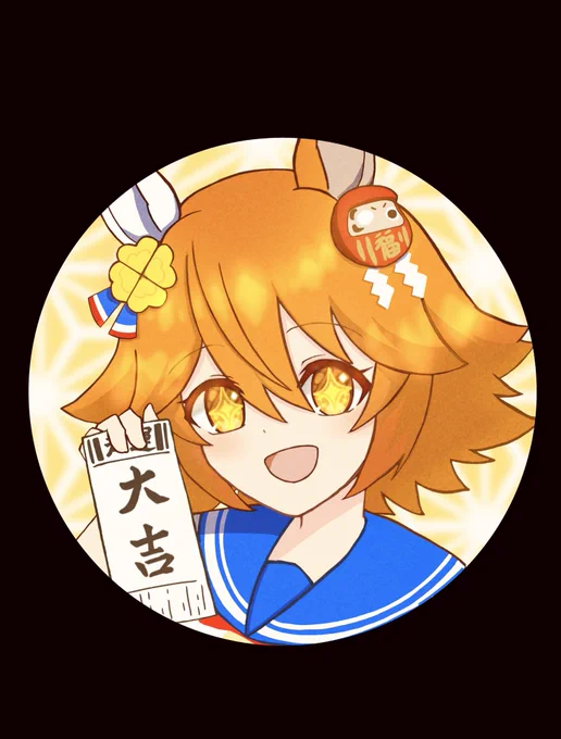 またこのサイズでおえかきー!なかなか可愛くできたので、フォロワーさんでツイッターのアイコンに使いたい人いたらリプくださいー! 