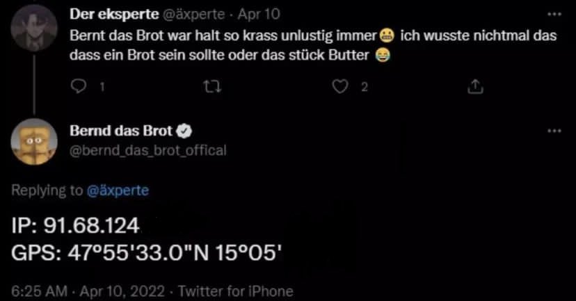 fand bernd nicht so lustig