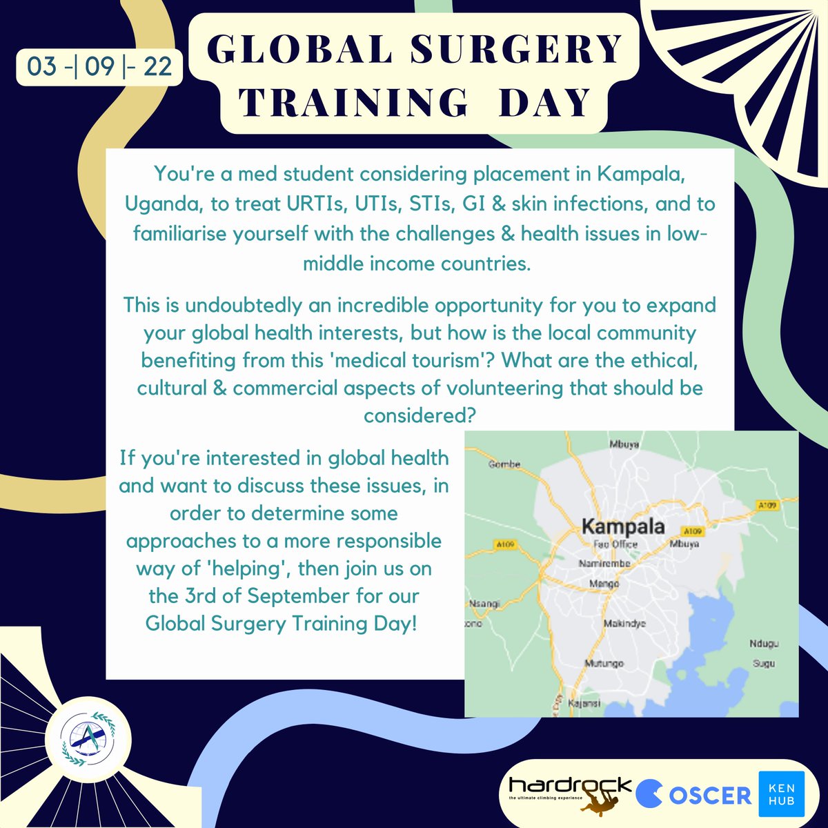 ASSAxInciSioN's tweet photo. 🌏🙌Training Day Case #2 Reveal🙌🌏

Our clever case writers have been back at it again to present to you our second Global Surgery Simulation - crucial considerations before your volunteering trip abroad...😲🤩 https://t.co/ihVABa9pQu