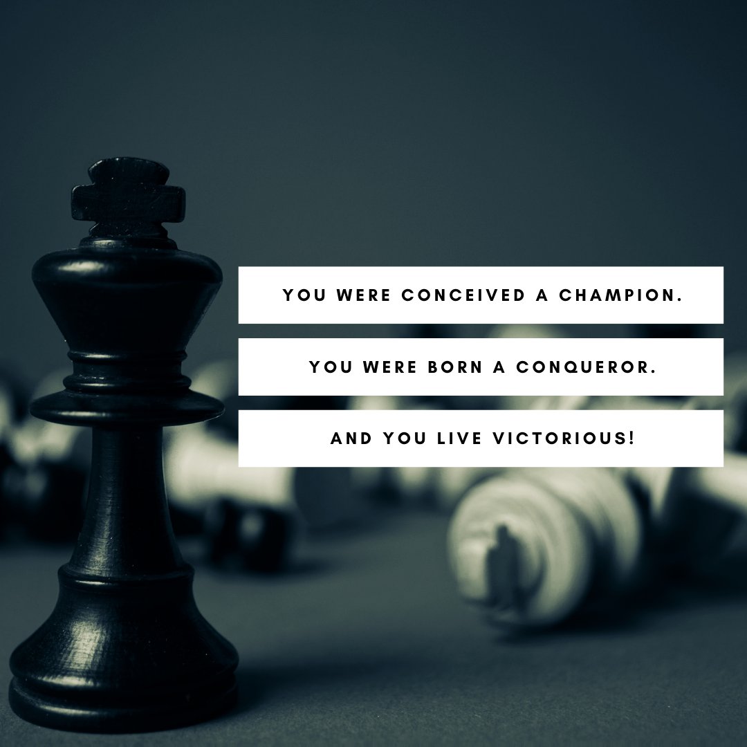 Isn’t God good? He picked people like you and me to be on the winning team. He made us MORE than we could ever be without Him!