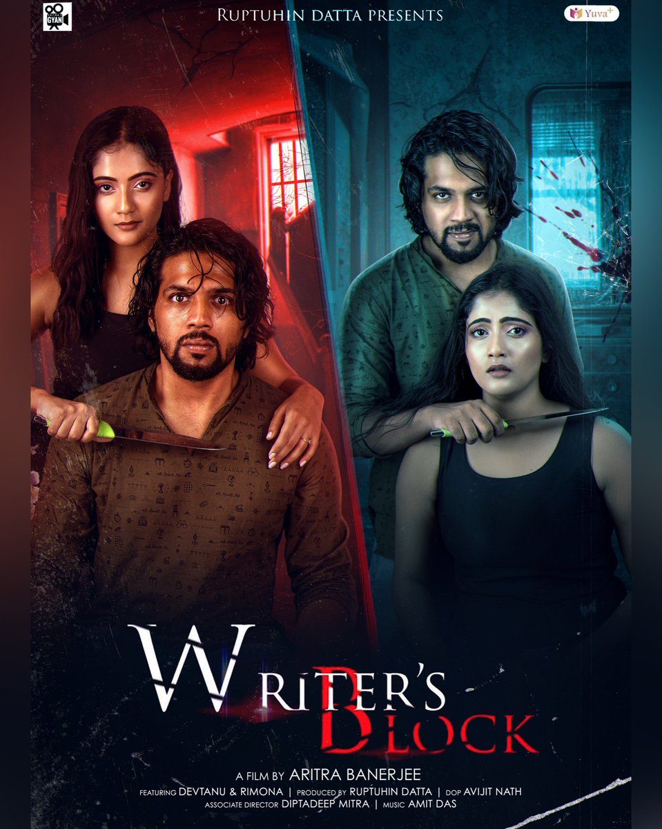 KolkataGlamLife's tweet photo. #WritersBlock, a thriller short film, is released on YouTube. It's directed by Aritra Banerjee (@Aritrasgyan). Devtanu (@devtanuact) &amp; Rimona are in lead characters.
Here is the link 👇

https://t.co/ItuArFLE8U https://t.co/XwOKWsF7t4