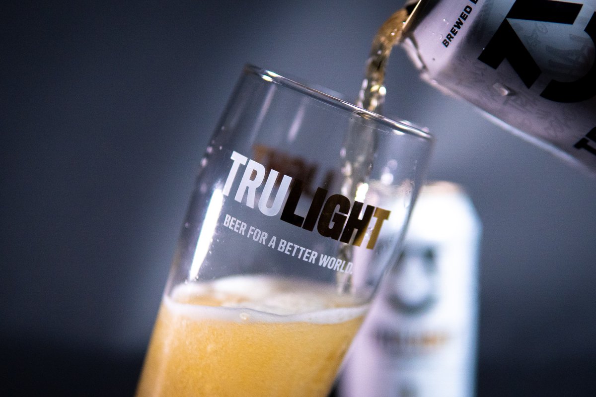 The start of the week is better with a cold pint of TRU Light 🍻