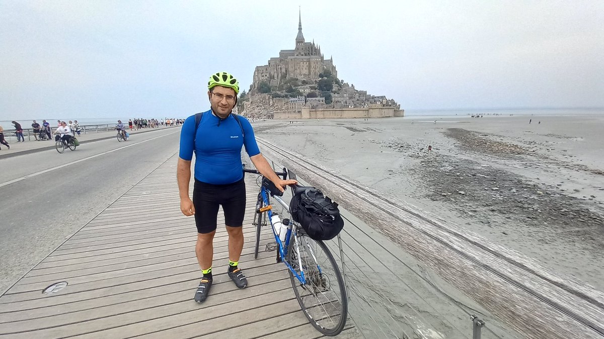 'Life is a journey not the destination' Paris - Mont Saint Michel by bike mission accomplished! #cycling #bicyclediaries #ParisMontStMichelbybike #Sustainability