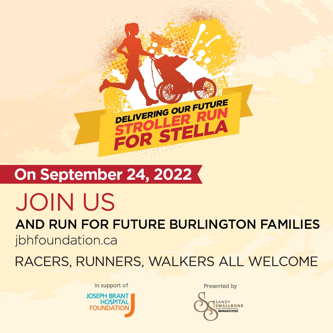 The Yellow Robot team is proud to be participating in the 5th and FINAL Stroller Run for Stella! 

Your support will result in the urgent and complete renovation of the Labour &amp; Delivery Unit at <a href="/Jo_Brant/">Joseph Brant Hospital and Foundation</a>.

Read more at: jbhf.akaraisin.com/ui/strollerrun…
