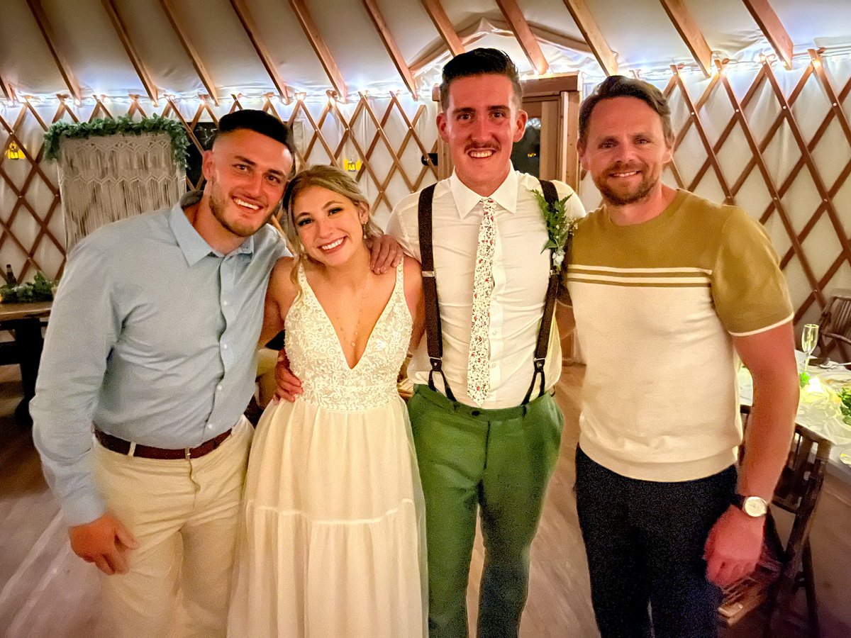 NCFusionCoachW's tweet photo. Congratulations Pez and Rachel on your wedding day! It was a privilege for @LiDavies @katiev135 and I to be a part of your special day! Love you both ❤️❤️ https://t.co/vrjYfcZqWQ