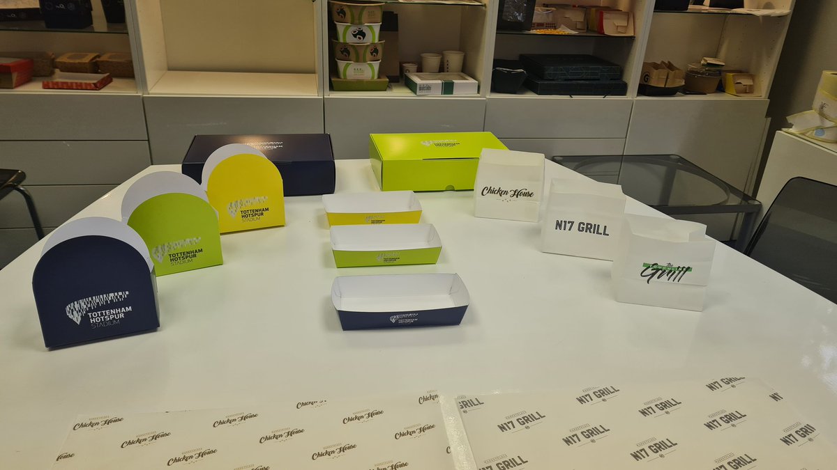 acegroupuk's tweet photo. Absolutely delighted to have designed amd produced a complete range of bespoke packaging for @Levy_UK at Tottenham Hotspur Stadium with a 6 week turnaround and deadlines met.
#NextLevel https://t.co/tSHERvnZSg