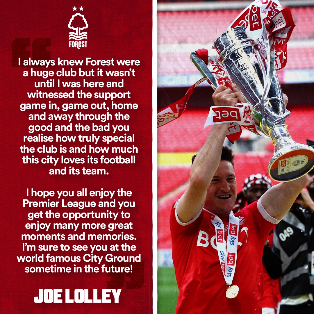 NFFC's tweet photo. A message from Joe Lolley ❤️ https://t.co/JC44Iuk2kH