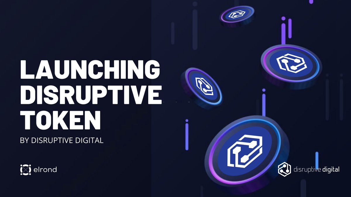 📢 LAUNCHING DISRUPTIVE TOKEN 📢

As a Staking Provider with a firm commitment to bringing the blockchain world closer to anyone, we take a step forward in consolidating our ecosystem.

First steps in getting the token:
✔️ Airdrop
✔️ Active Campaign 

More, below (thread) 🧵/1